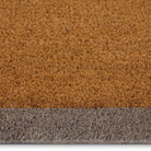 Coir Border Door Mat, Taupe