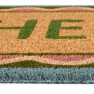 Coir Hello Scallop Door Mat