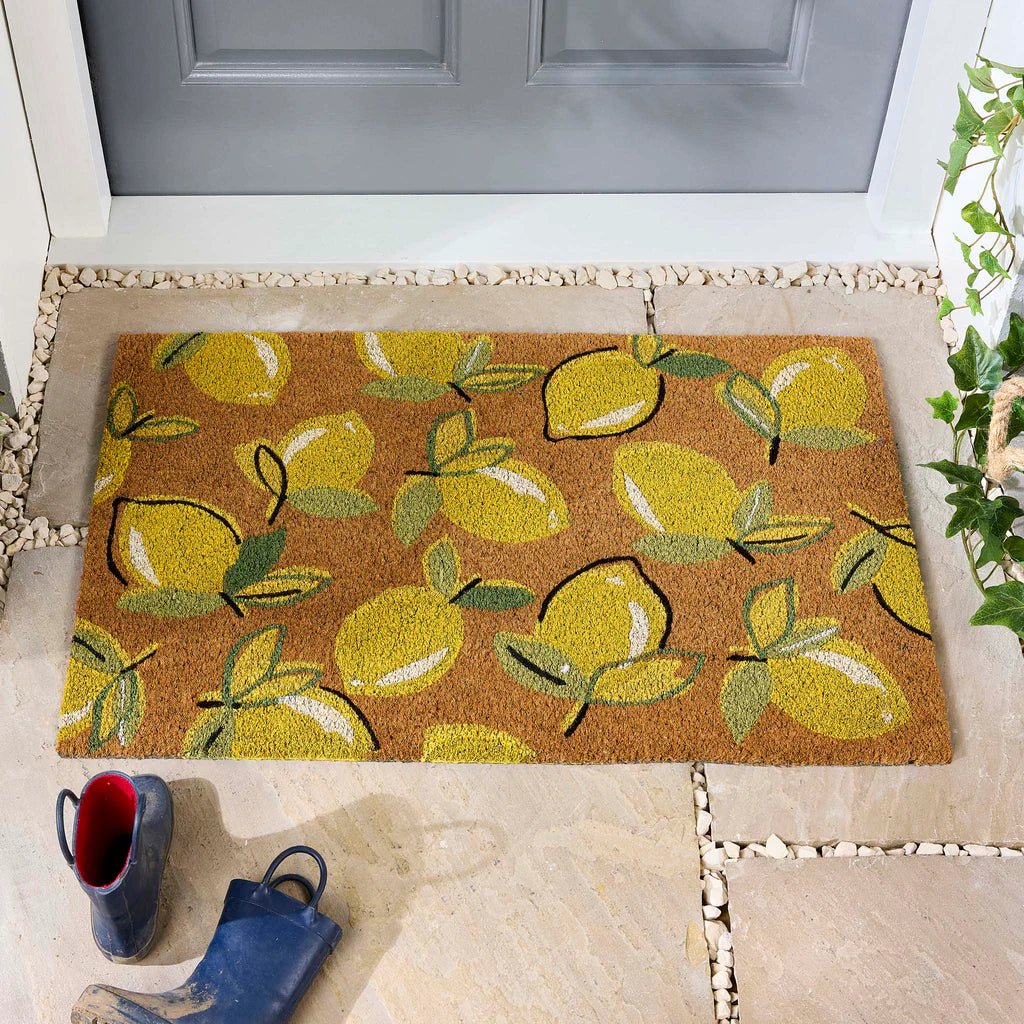 Coir Lemons Door Mat