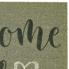 Coir Welcome Door Mat, Sage