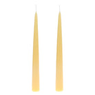 Colourful Cone Candle Pastel Yellow