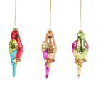 Colourful Parrot Shaped Bauble Assorted
