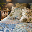 Constance Patchwork Cotton Bedspread Single 190 x 260 cm,One Size 250 x 260 cm - to fit Double or King Size bed,Superking 305 x 280 cm