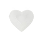 Cupido White Porcelain Heart Bowl Large