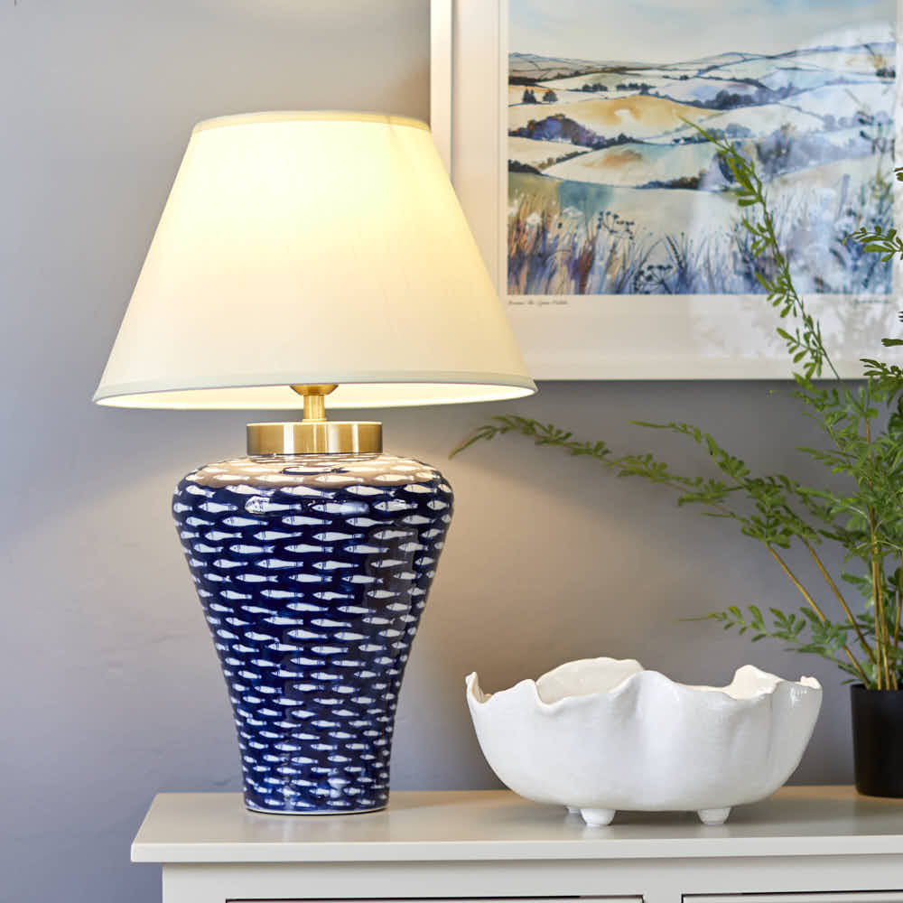 Deep Blue Sea Fish Lamp
