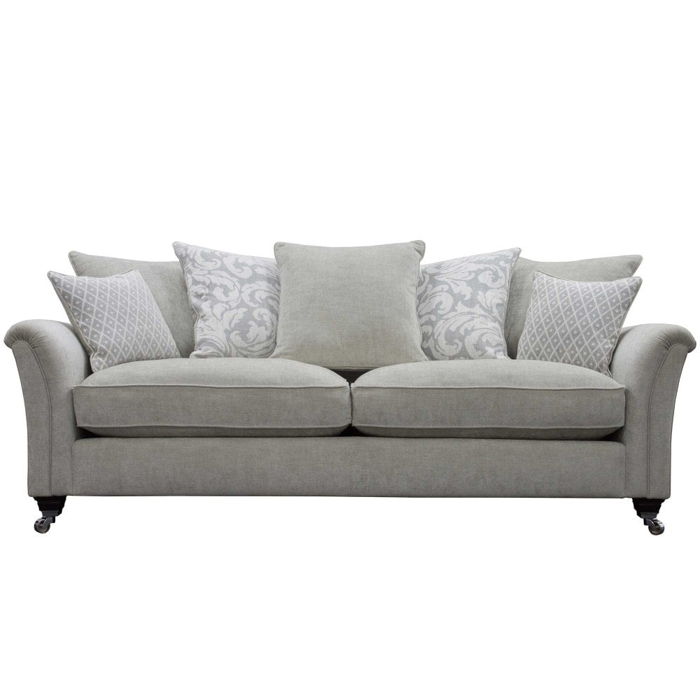 Devonshire Grand Sofa - Scatter Back Hatton Pewter (A) / Hatton Pewter (A) / Hatton Pewter (A),Hatton Pewter (A) / Hatton Pewter (A) / Hatton Dove (A,Hatton Pewter (A) / Hatton Pewter (A) / Austen Medallion Dove (A),Hatton Pewter (A) / Hatton Pewter (A) / Austen Stripe Dove (B),Hatton Pewter (A) / Hatton Pewter (A) / Austen Medallion Oatmeal (B),Hatton Pewter (A) / Hatton Pewter (A) / Austen Oatmeal (A),Hatton Pewter (A) / Hatton Pewter (A) / Austen Stripe Oatmeal (B),Hatton Pewter (A) / Hatton Pewter (A) /
