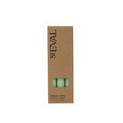 Dinner Candles, Pack of 6, Atlantic Green