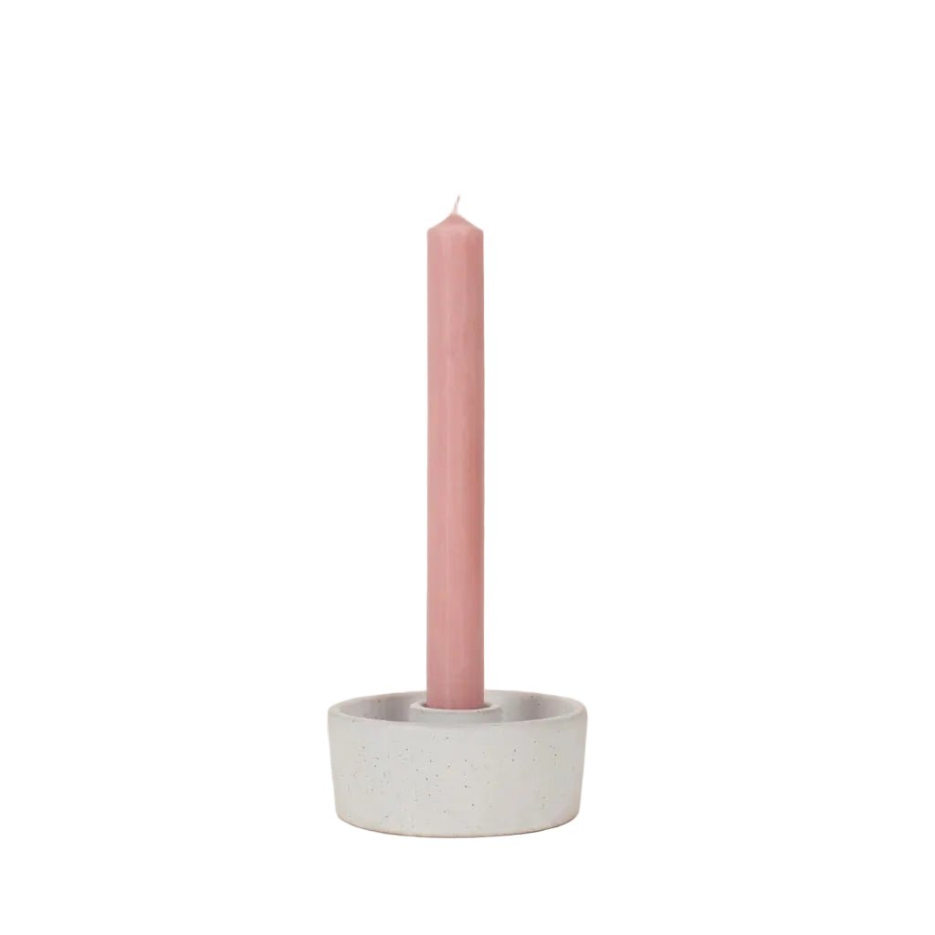 Dinner Candles, Pack of 6, Rose Quartz