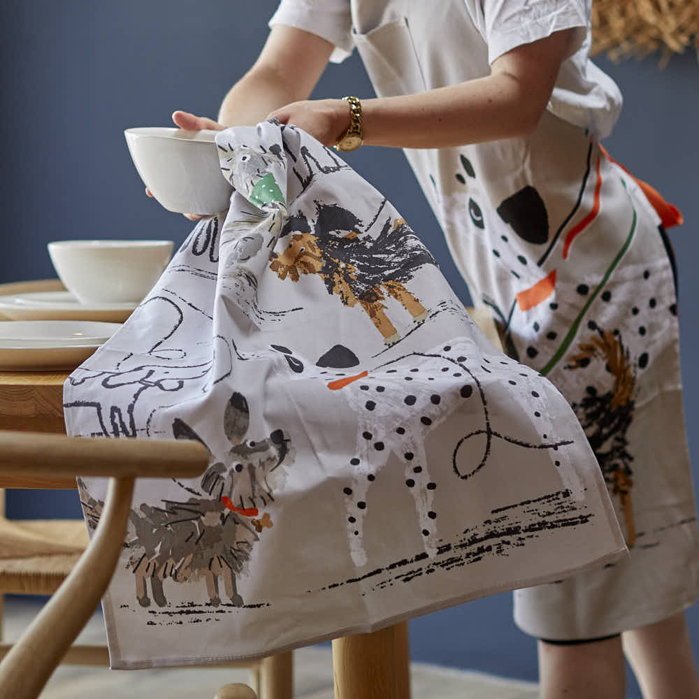 Dog Days Tea Towel - Angela Reed -