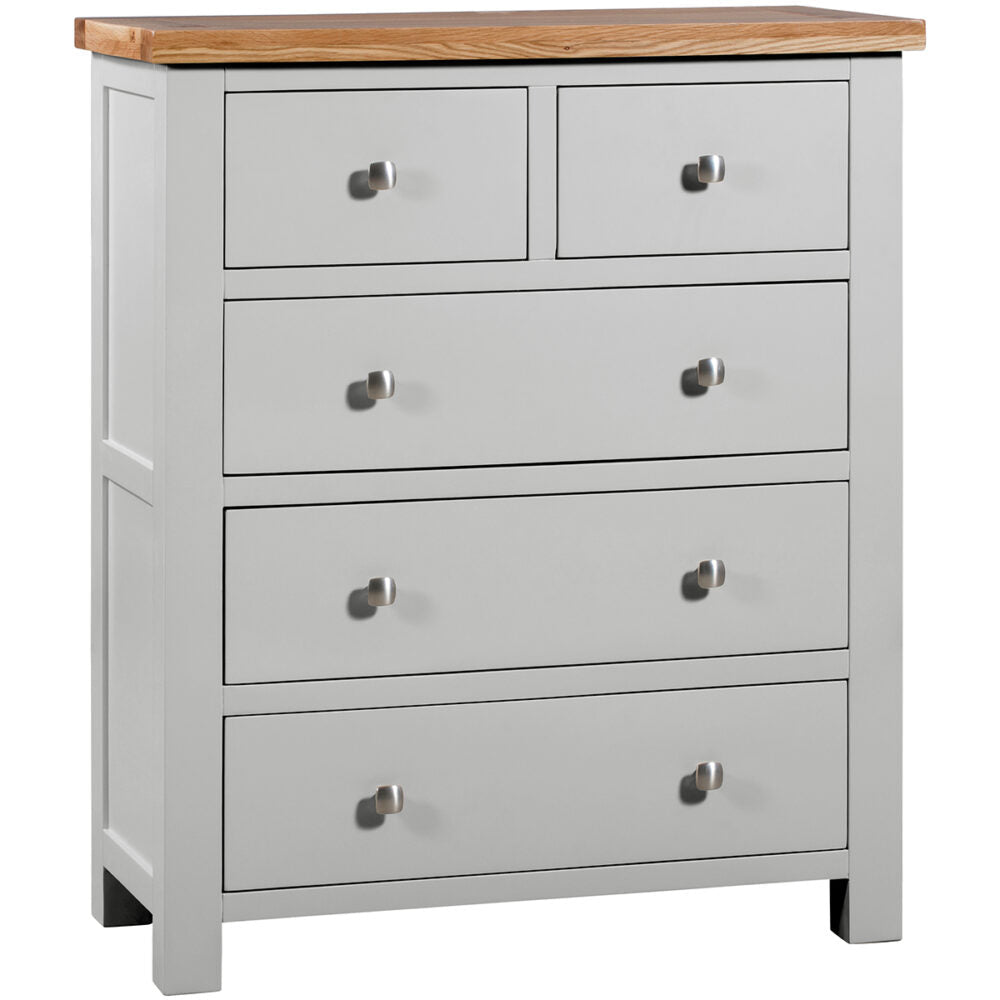 Dorset 2 Over 3 Chest Moon Grey