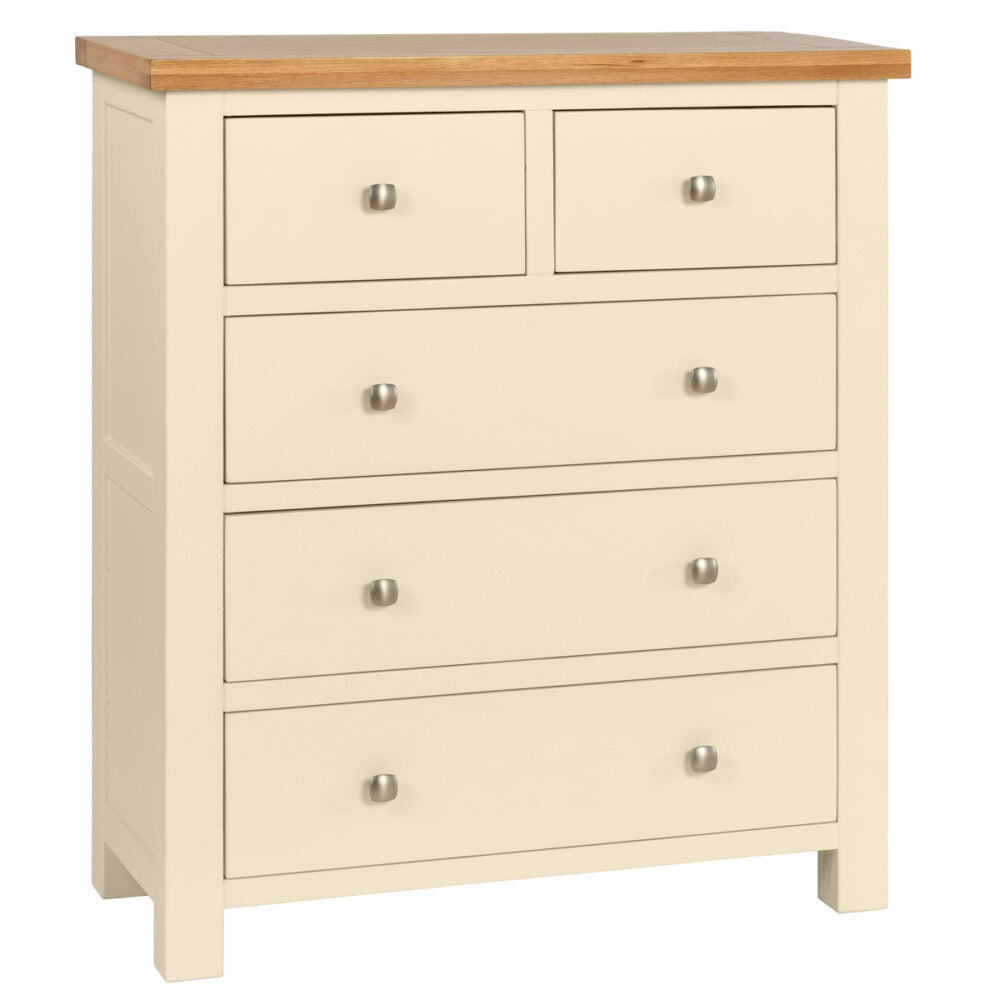 Dorset 2 Over 3 Chest Ivory