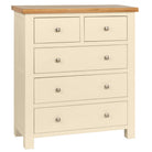 Dorset 2 Over 3 Chest Ivory