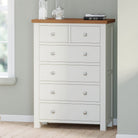 Dorset 2 Over 4 Chest White,Moon Grey,Ivory