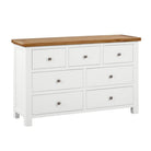 Dorset 3 Over 4 Wide Chest White