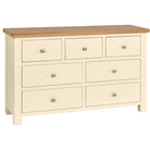 Dorset 3 Over 4 Wide Chest Ivory