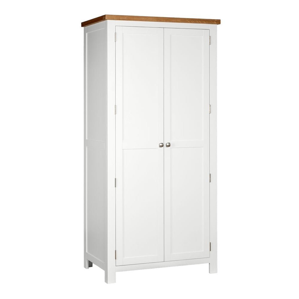 Dorset Double All Hanging Wardrobe White