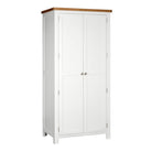 Dorset Double All Hanging Wardrobe White