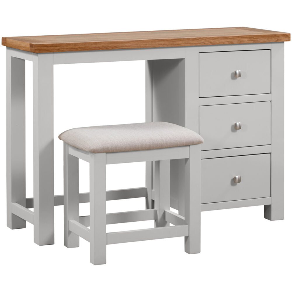 Dorset Dressing Table and Stool Moon Grey