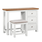 Dorset Dressing Table and Stool Ivory,Moon Grey,White