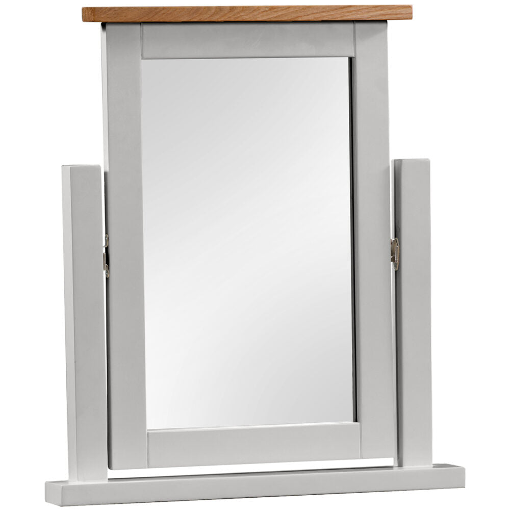 Dorset Dressing Table Mirror Moon Grey