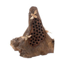 Driftwood Bees Nest with Three Bees