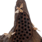 Driftwood Bees Nest with Three Bees
