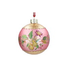 Dusky Pink Floribunda Bauble - Angela Reed - Christmas Decorations