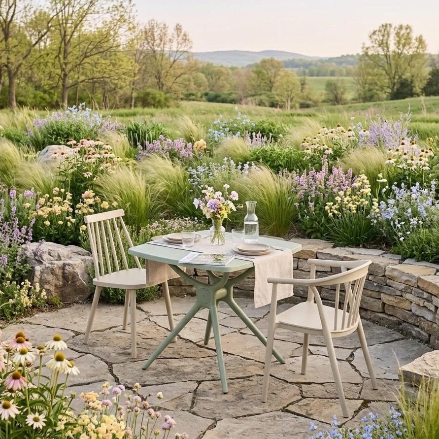Kyra Putty Grey Outdoor Chair