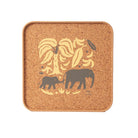 Elephant & Bananas Cork Tray