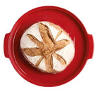 Emile Henry Round Bread Baker in Burgundy