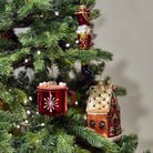 Enamel Hot Chocolate Mug Shaped Bauble