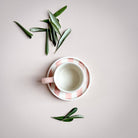 Espresso Striped Cups, Incanto Rose