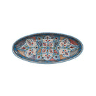 Extra Large Hand Made Oval Dish, Aquamarine