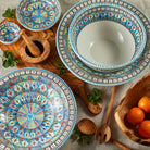 Extra Large Hand Made Oval Dish, Rainbow