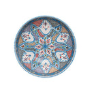 Extra Large Hand Made Shallow Bowl, Aquamarine