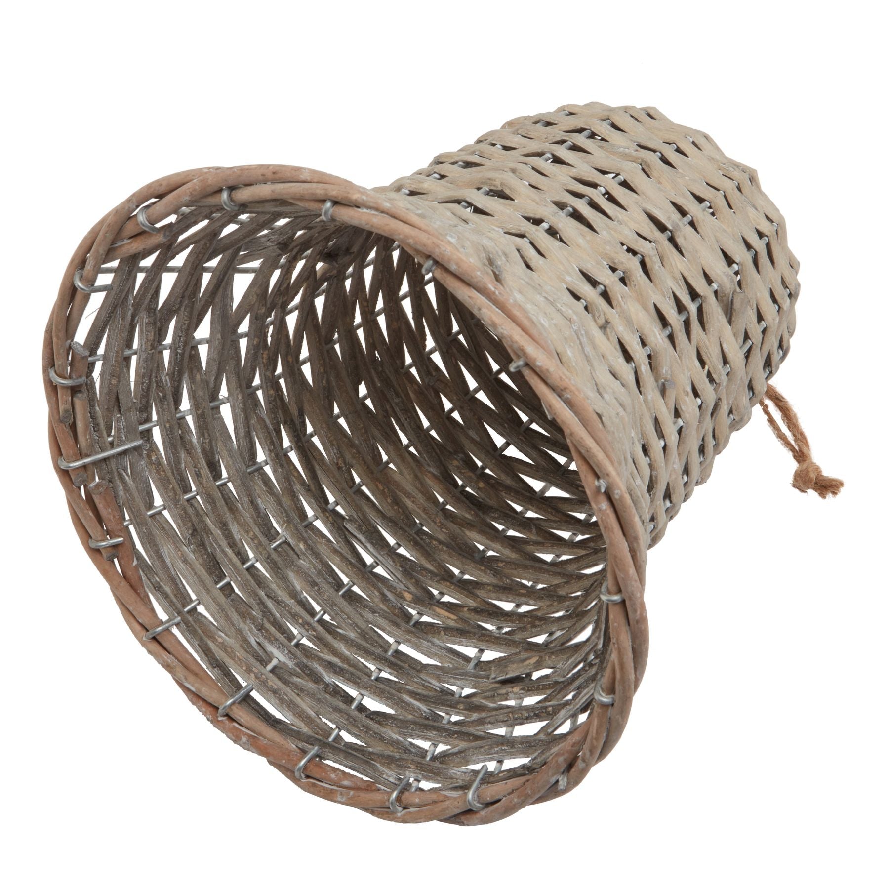 Extra Large Wicker Bell Decoration - Angela Reed - Christmas Decorations