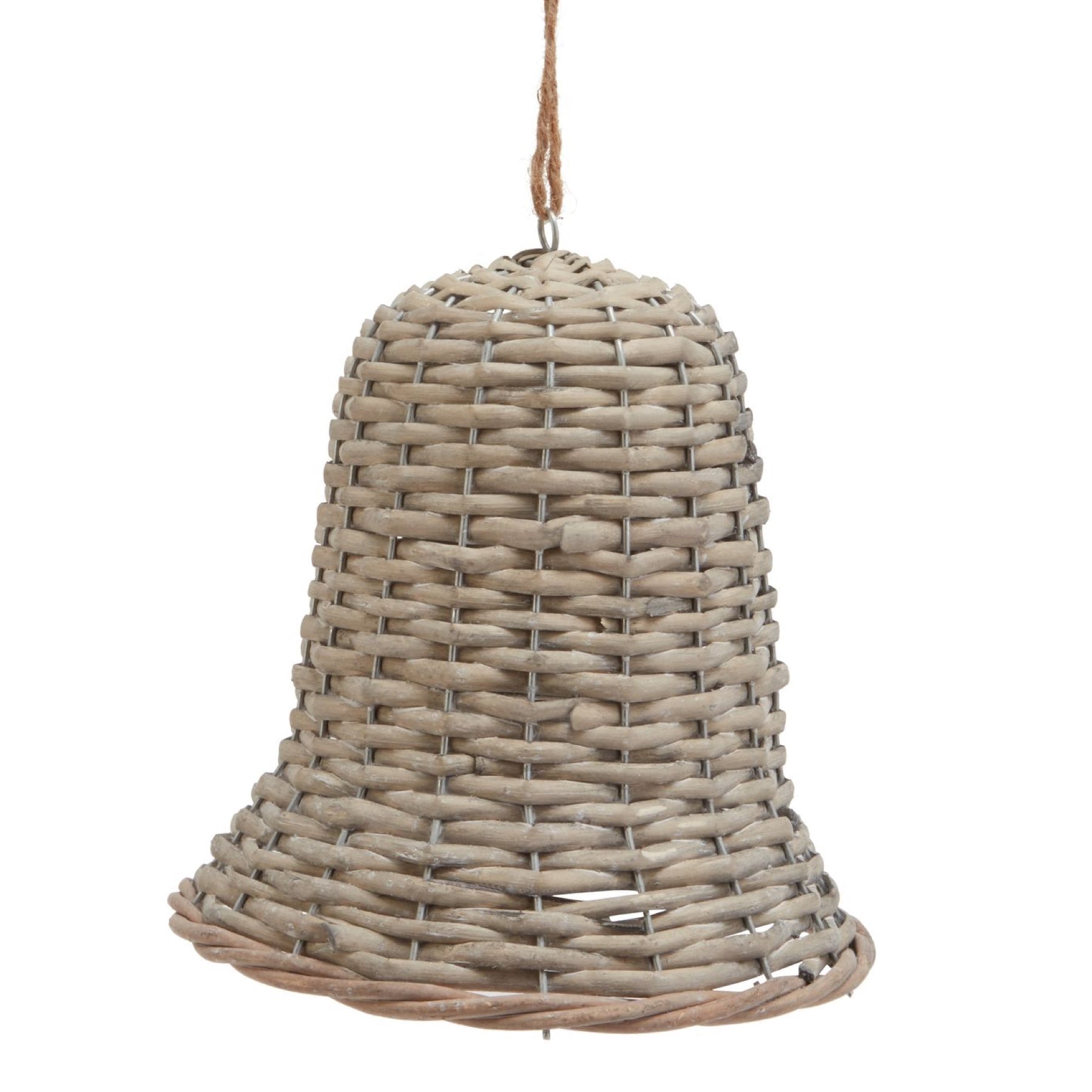 Extra Large Wicker Bell Decoration - Angela Reed - Christmas Decorations