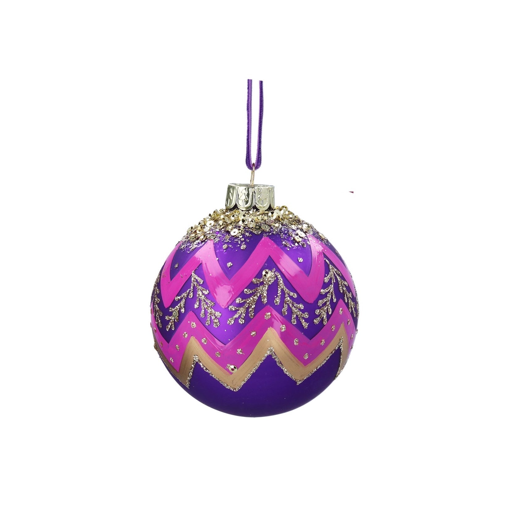 Fantasia Baubles, Assorted Colours - Angela Reed - Christmas Decorations