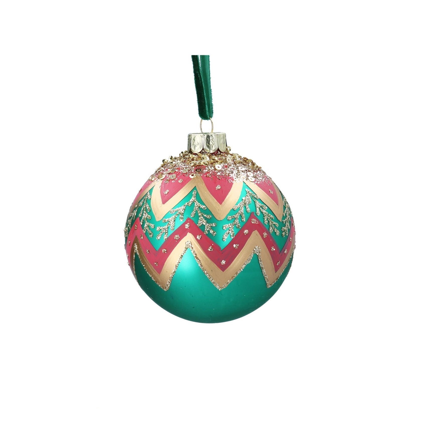Fantasia Baubles, Assorted Colours - Angela Reed - Christmas Decorations