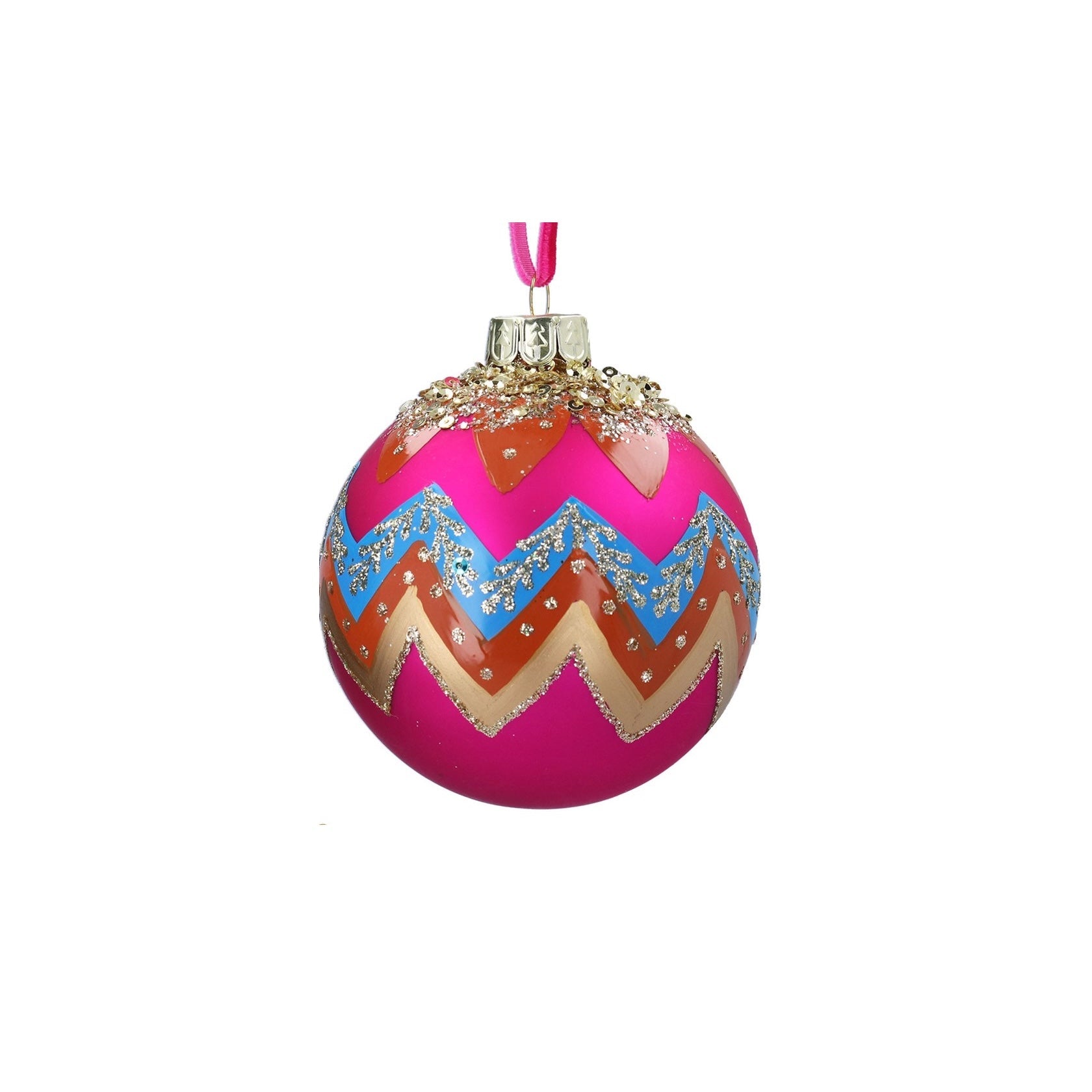 Fantasia Baubles, Assorted Colours - Angela Reed - Christmas Decorations