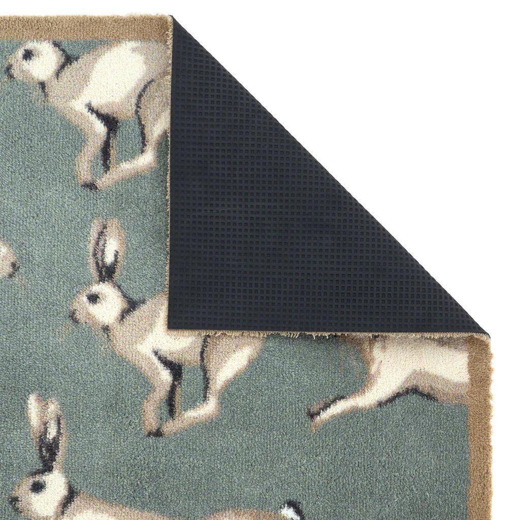 Farmhouse Hares Washable Doormat