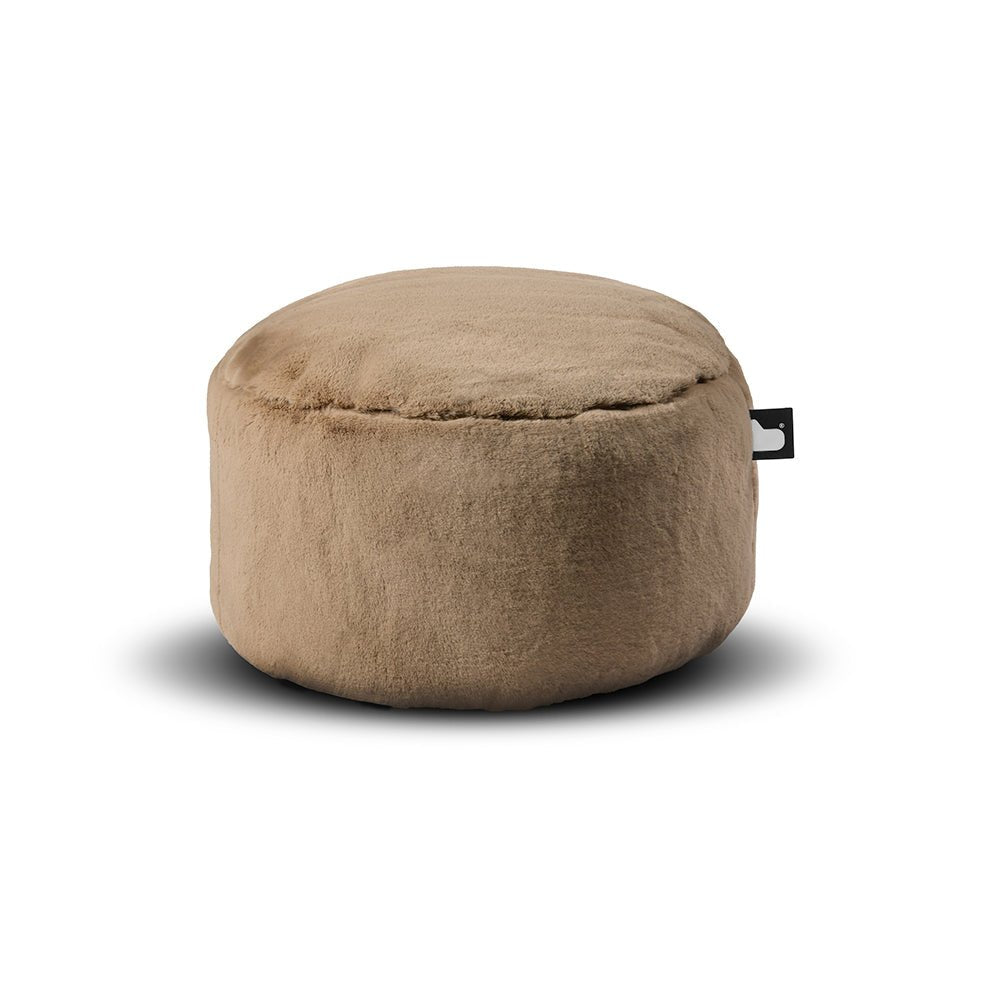 Faux Fur B-Pouffe Natural
