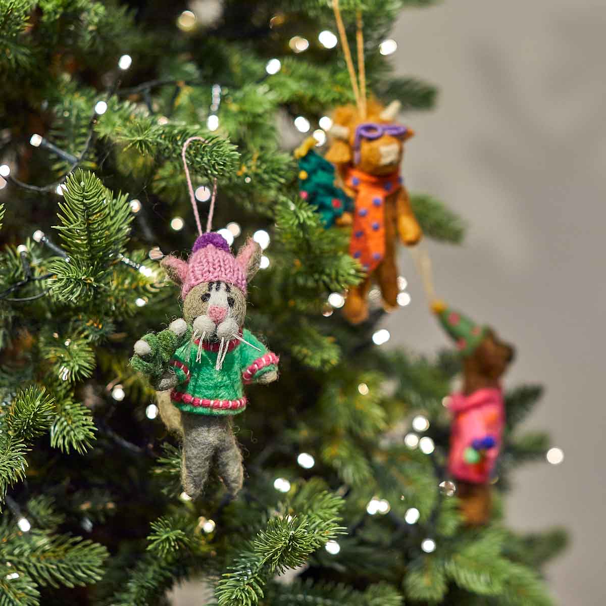 Felt Christmas Cat