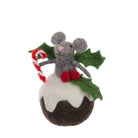Felt Christmas Pudding Mouse - Angela Reed - Christmas Decorations