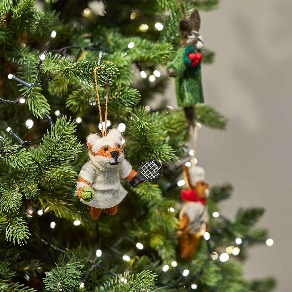 Wimbledon Fox Hanging Tennis Decoration