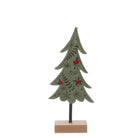 Felt Tree On Wooden Base, Small - Angela Reed - Christmas Decorations