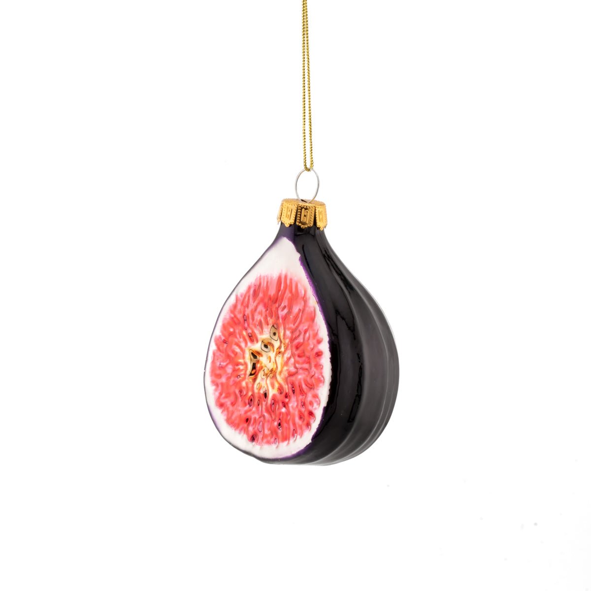 Fig Shaped Bauble - Angela Reed - Christmas Decorations