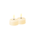 Flameless LED Cream Candle 7.5 x 10cm (3 x 4"),7.5 x 12cm (3 x 5"),7.5 x 15cm (3 x 6"),10 x 15cm (4 x 6"),Tealights (pack of 2)
