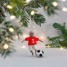 Football Mouse Felt Hanging Decoration - Angela Reed - Christmas Decorations