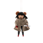 Fringed Mouse Felt Decoration - Angela Reed - Christmas Decorations